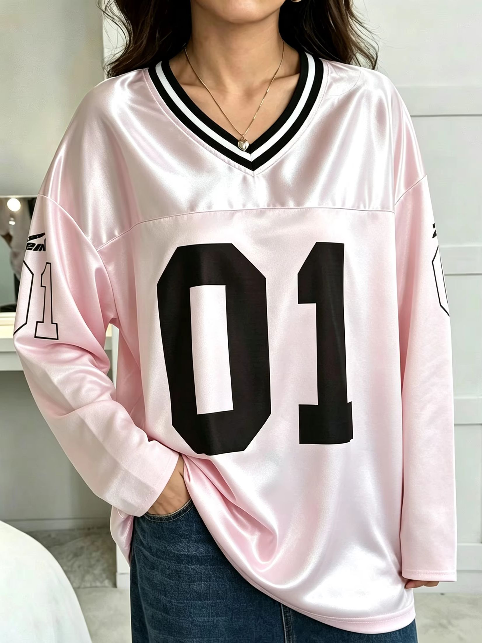 Women And Men Fashion - Men's Women Men Vintage Long Sleeve
