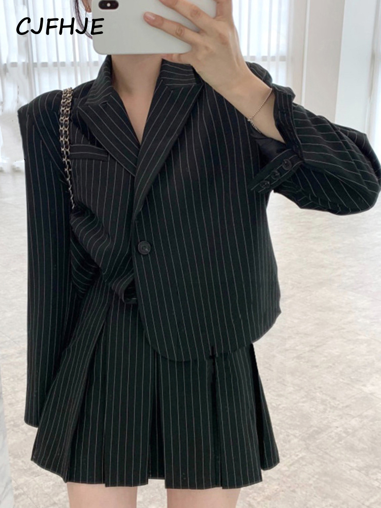 Women'S Fashion Blazer - CJFHJE Fashion Stripe Blazer Women Autumn