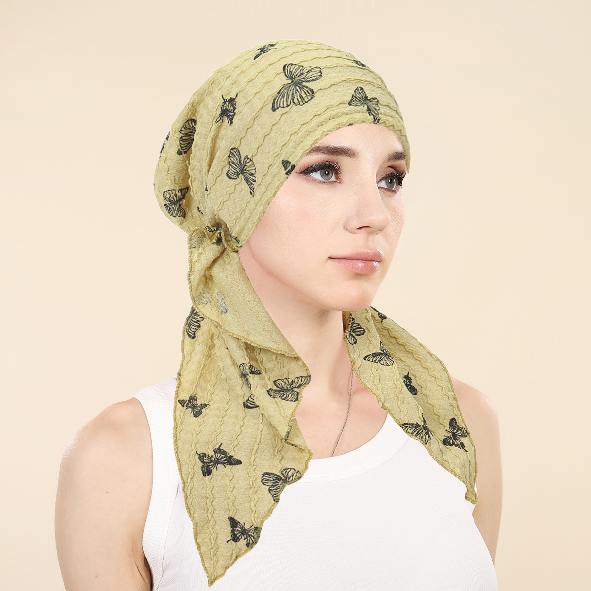 Women'S Fashion Headbands - Women Muslim Hijab Caps Wrap Head