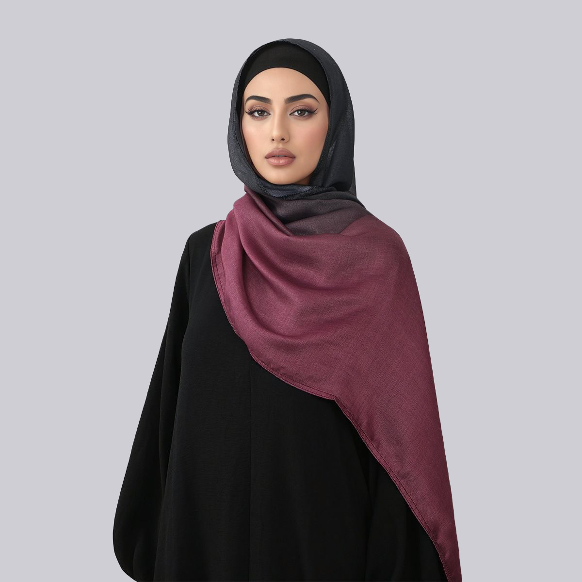 Women'S Fashion Headbands - Women Gradient Cotton Rayon Hijab Scarf