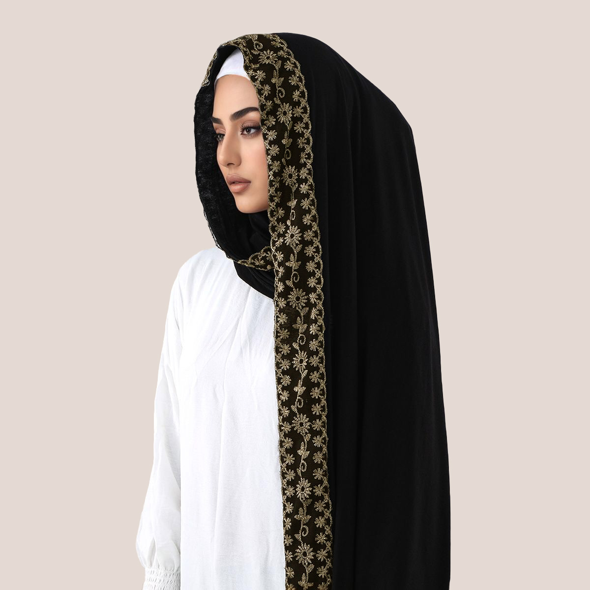 Lace Embroidery Cotton Jersey  - Women'S Fashion Headbands review and price