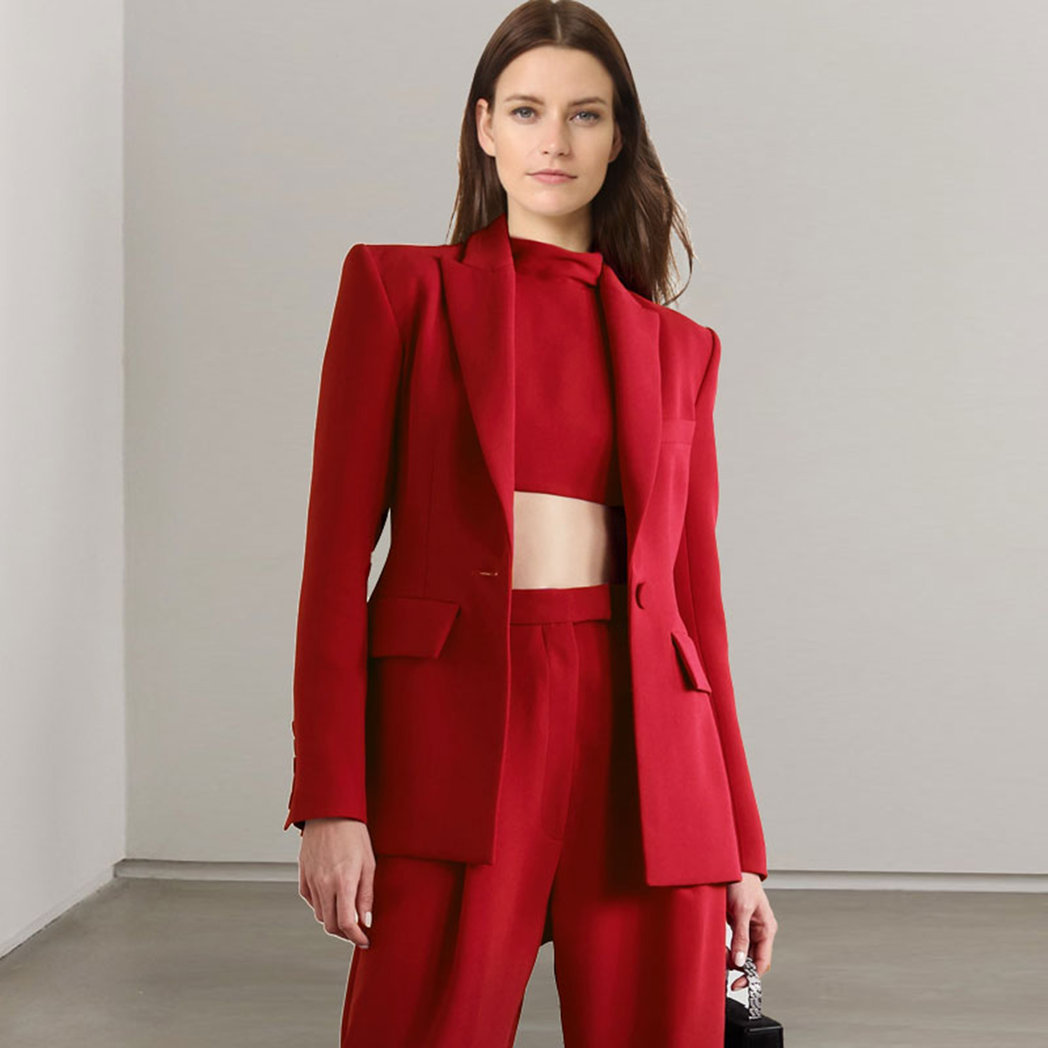 Allingentle Red Lapel Women's  - Women'S Fashion Blazer review and price