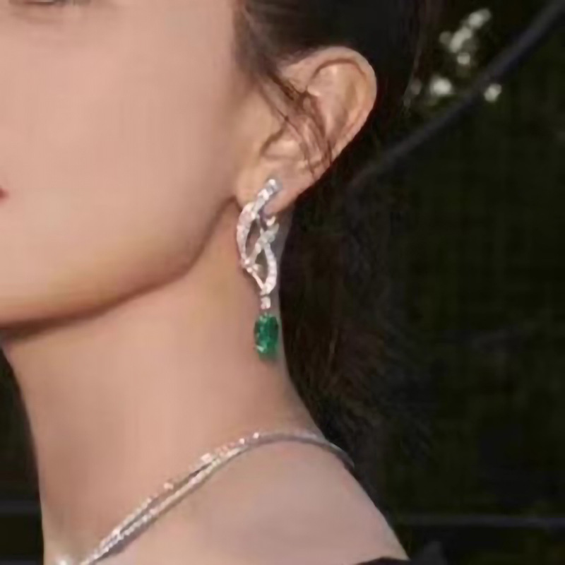 Retro Luxury Emerald Square Di - Women'S Fashion Magazine review and price