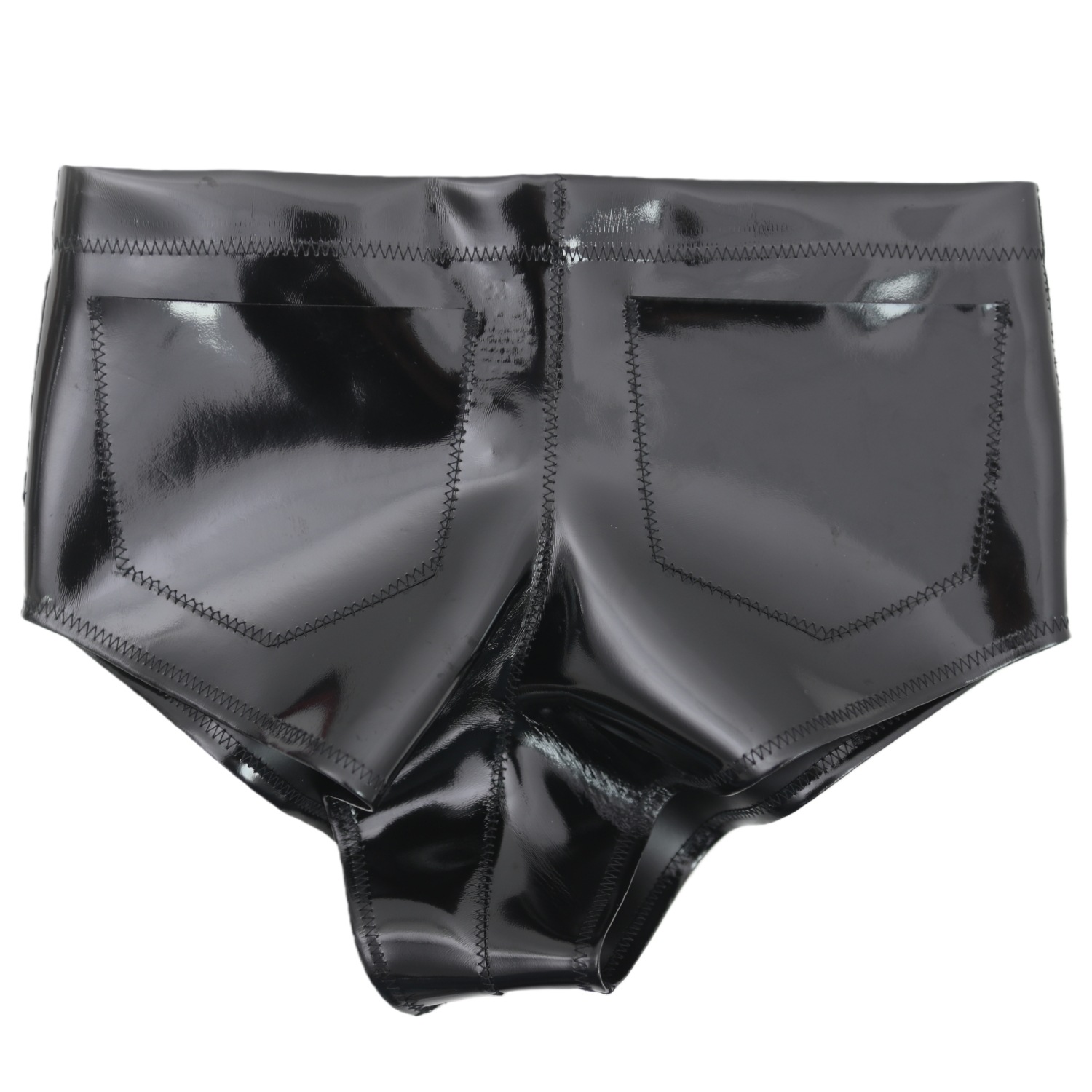 Women Men Glossy Pocket Shorts - Women And Men Fashion review and price