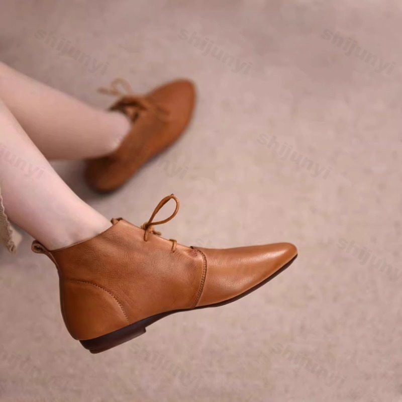 Women Short Boots 2025 Leather - Women Fashion Trend 2025 review and price