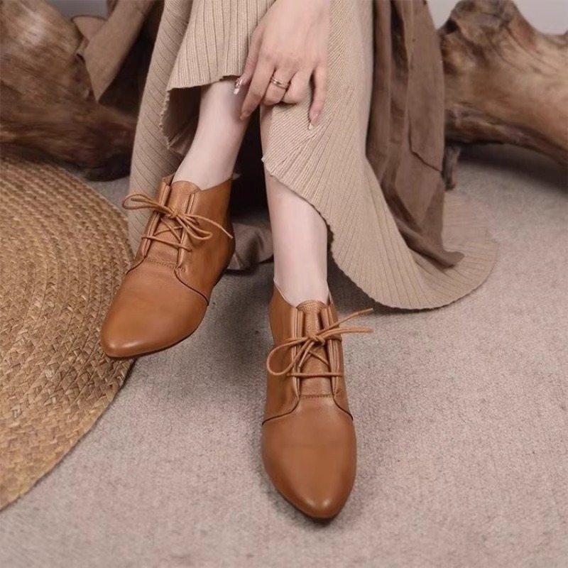 Women Short Boots 2025 Leather - Women Fashion Trend 2025 review and price