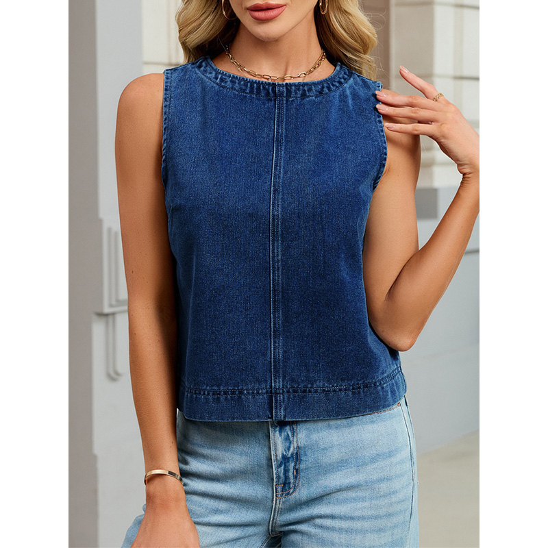 Benuynffy Casual Round Neck De - Women'S Fashion Vest Tops review and price