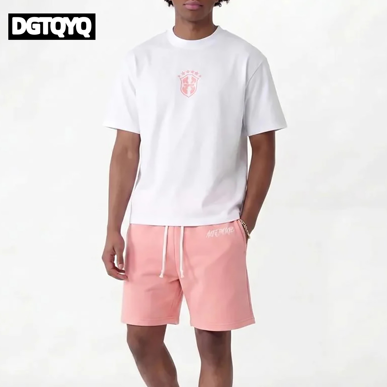 Man's Summer New Pink Embroide - Women And Men Fashion review and price