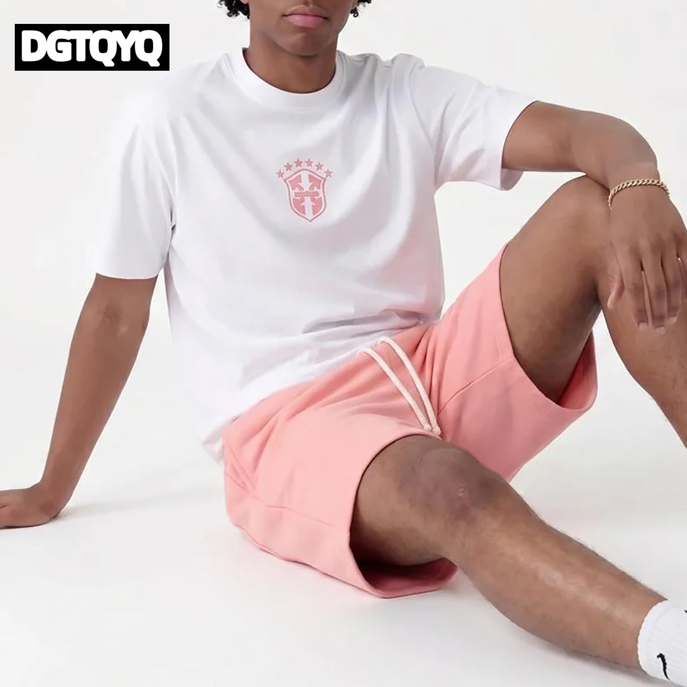 Man's Summer New Pink Embroide - Women And Men Fashion review and price
