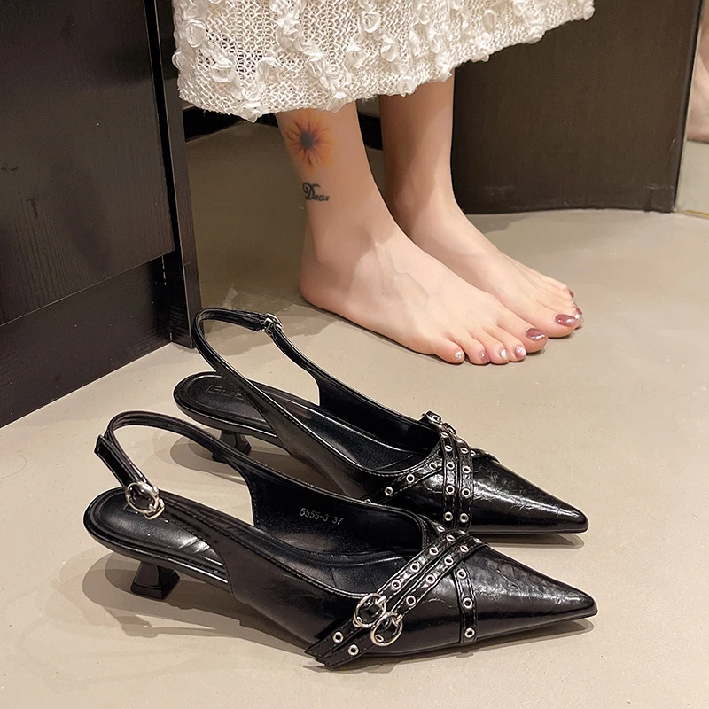 2025 New Women Pointed Toe San - Women Fashion Trend 2025 review and price