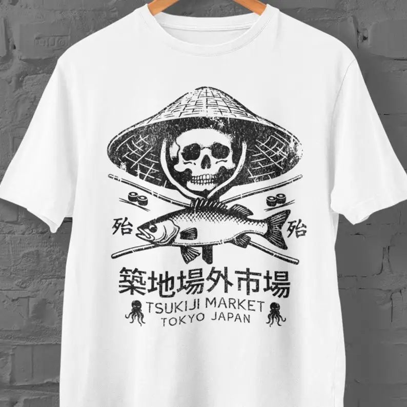TakTsukiji Fish Market T-Shirt - Women'S Fashion Market Size review and price