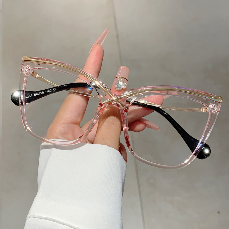 KAMMPT Oversized Cat Eye Eyegl - Women'S Fashion Glasses Non Prescription review and price