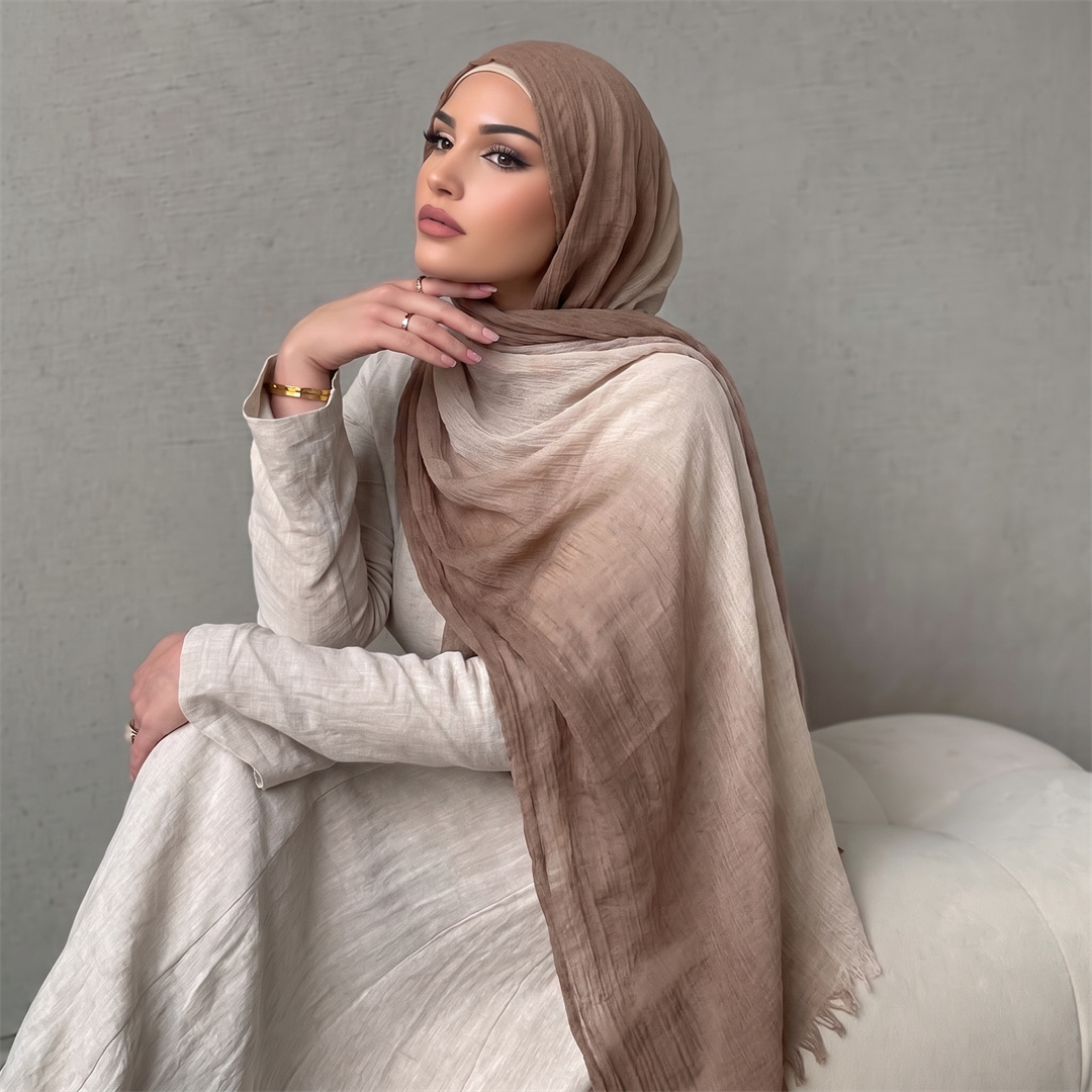 Gradient Two Tone Rayon Hijab  - Women'S Fashion Headbands review and price