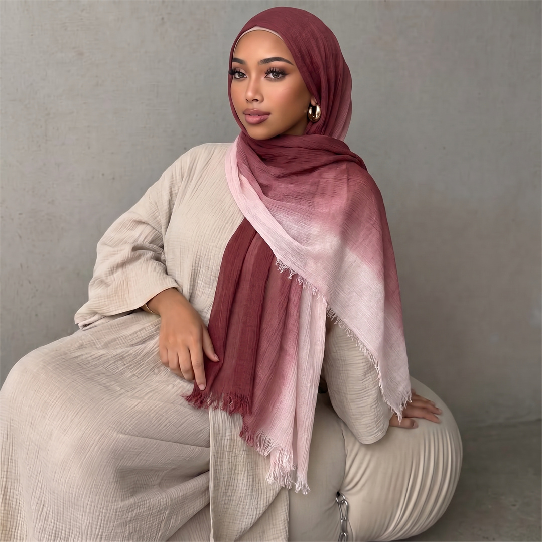 Gradient Two Tone Rayon Hijab  - Women'S Fashion Headbands review and price